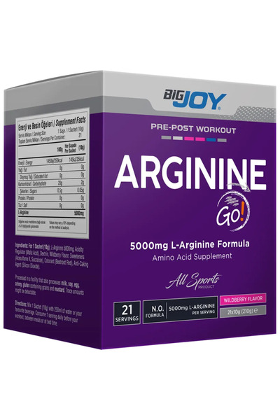 Bigjoy Big Joy Arginine Go! 21 Drink Packets