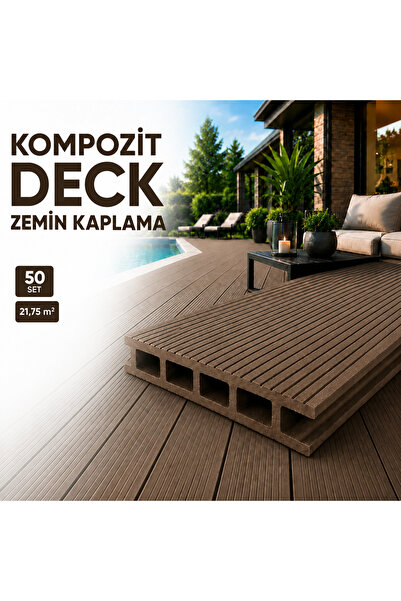 Fixer DECK-ER WPC Kompozit Deck Zemin Kaplama – Dayanıklı, Kaymaz ve Bakım Ge...
