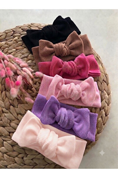 ALYAKİDS Kız bebek 6 lı bandana seti