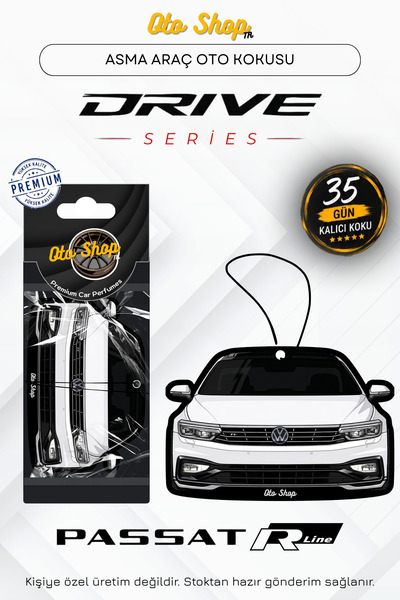 OTOSHOPTR PASSAT B8.5 R-Line Araba Kokuları Drive Serisi Oto Araç Kokusu (Beyaz)