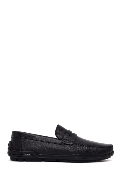 Derimod Erkek Siyah Deri Casual Loafer 26SFD7555FT