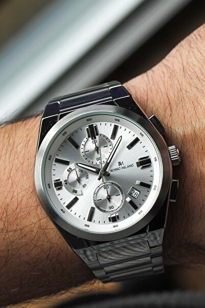 Rosso Milano Rm813366A Men's Steel Band Wristwatch