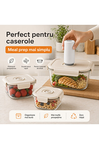 Onlinecom Storetail Offers Pompă Electrică de Vidare Alimente USB, Reîncărcab...