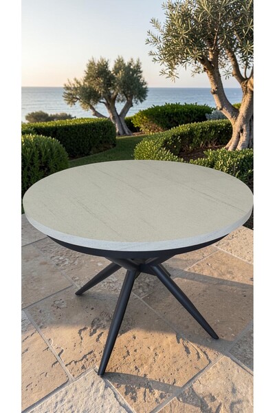 fursimo NOVAS SERİSİ AÇILABİLİR YEMEK MASASI 100x100 → 135x100 CM | 1. SINIF ...