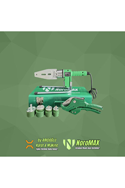 Noromax NR-02 Set 1600w Çift Rezidans 340 Derece Dijital Boru Kaynak Makinası