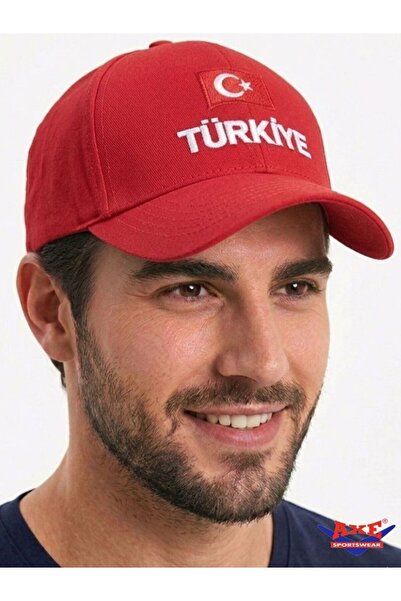AXE SPORTSWEAR Arkası Ayarlanabilir Cırtlı Türkiye Türk Bayrağı Nakışlı İşlem...
