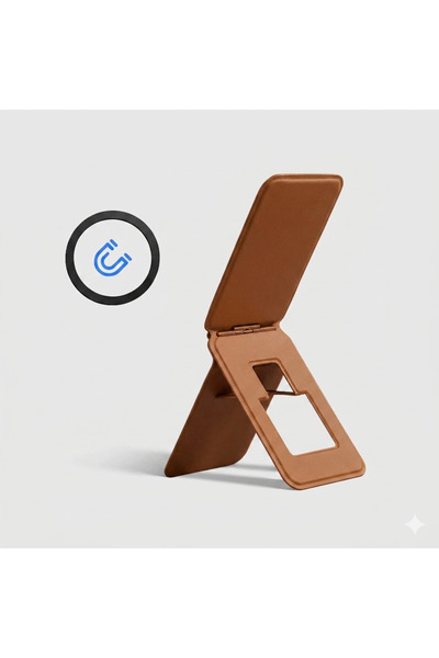 alphastore Katlanır Stand Özellikli MagSafe Güçlü Mıknatıslı Telefon Kartlığı...