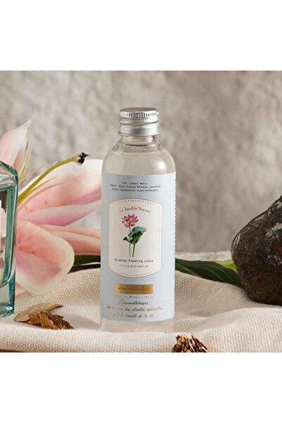 PAN HOME زيت عطري عائم برائحة اللوتس الشرقية من لي جاردن سيكريت 100 مل - أزرق