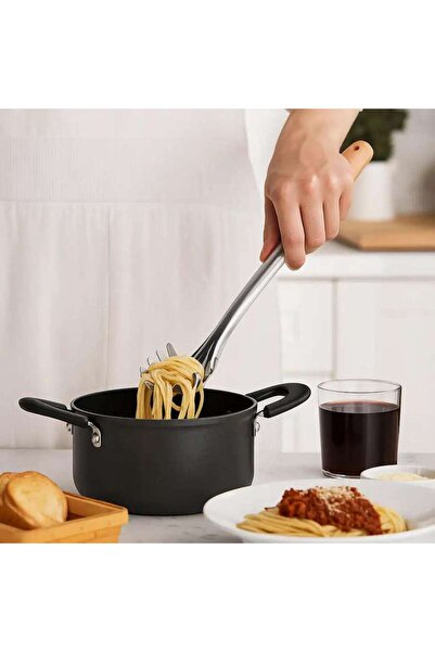 PAN HOME مغرفة سباغيتي ناتورا 30.8×6 سم - طبيعية