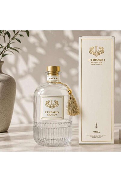 PAN HOME معطر جو ليبراريو أمبرا 500 مل 8.4×8.4×31 سم - أبيض
