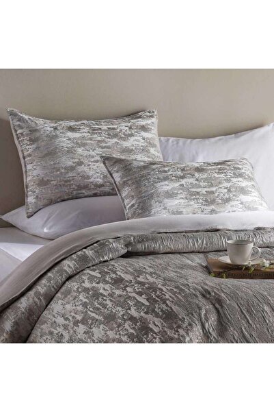 PAN HOME Minerva Jacquard 3-Piece Queen Down Alternative Comforter Set 200x24...