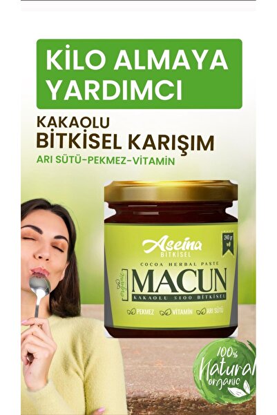 Aseina İştah açıcı kilo almaya yardımcı Kakaolu Pekmez, Arı Sütü Bal Vitaminl...