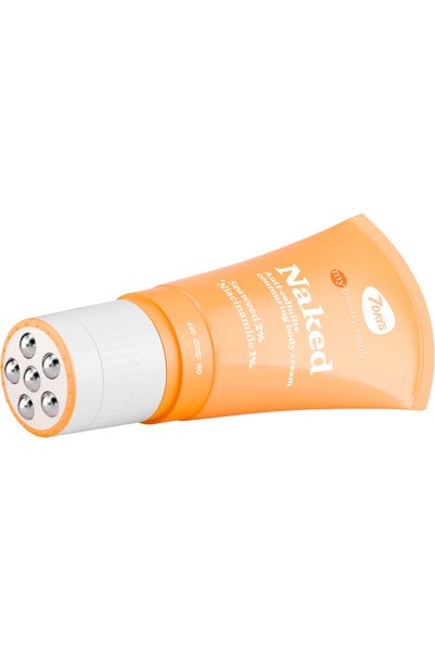 7DAYS MBW Naked Cremă de corp anticelulitică modelatoare cu Alge marine 2% + Niacinamidă 1% 130ml