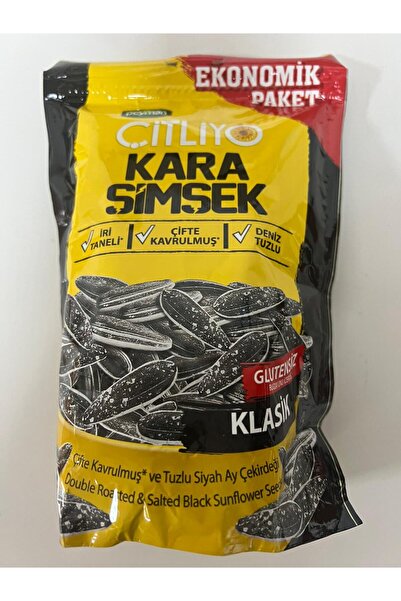 Peyman Çitliyo Kara Şimşek Klasik Tuzlu Çekirdek 120 Gr
