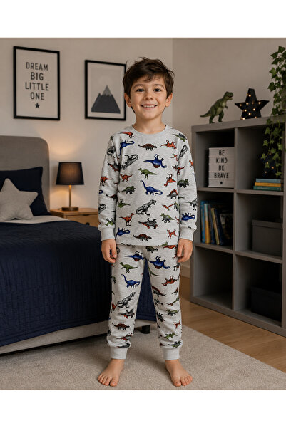 Fil Kids Set de pijamale cu mânecă lungă pentru băieți, din bumbac, de culoar...