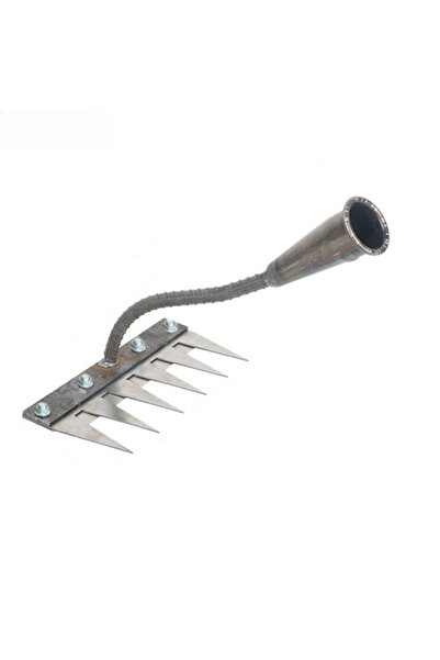 Choice1 6 Teeth 5/6/7/8 Teeth Iron Gardening Hoe Weeding Rake Farm Tool Grasp...