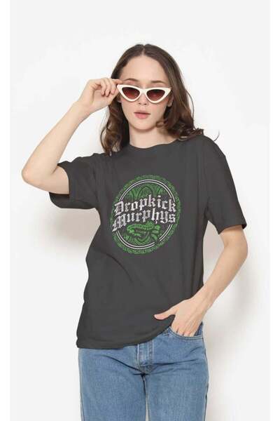buzagi tasarım ürünleri Dropkick Murphys Regular Fit Black Unisex T-Shirt