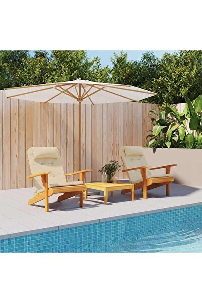Concept Perne pentru scaun Adirondack, 2 buc, bej, textil oxford