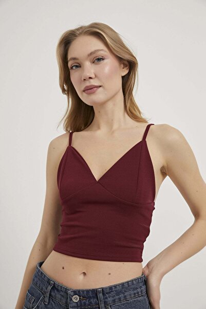 Arma Life ARMALIFE 1633 ASKILI CROP KADIN BLUZ