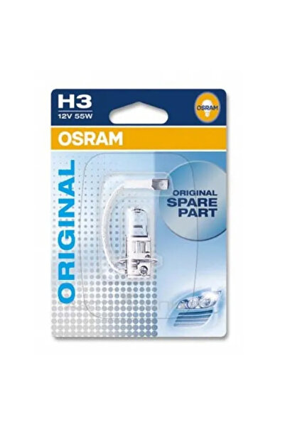 Osram Bec far auto cu halogen original H3 55W 12V 64151-01B