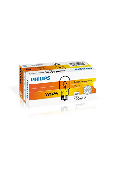Philips Халогенна автомобилна крушка Vision W16W 16W 12V 12067CP