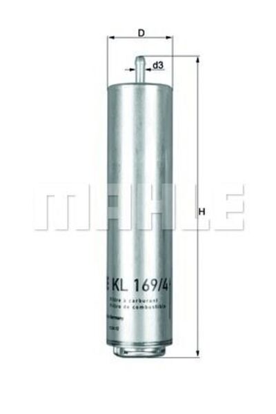 Mahle Original Filtru de combustibil KL 169/4D