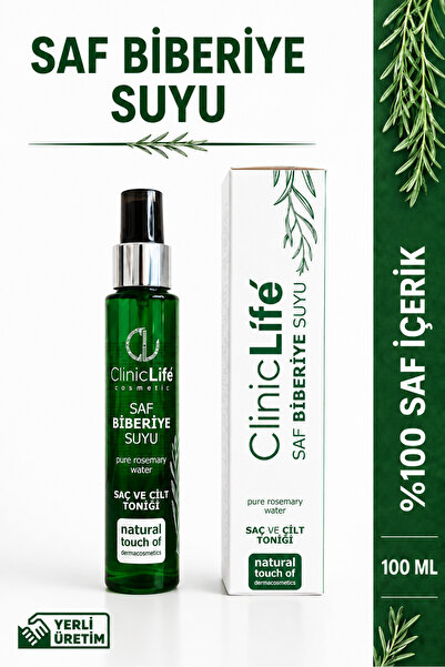 cliniclife Saf Biberiye Suyu Dökülme Karşıtı Saç Toniği 100 ML
