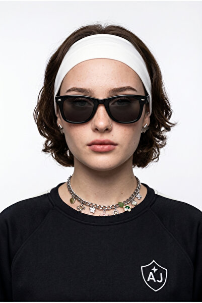Houseofeyeris Eclipse Black Frame Modern Rectangular Sunglasses – Black Lens ...