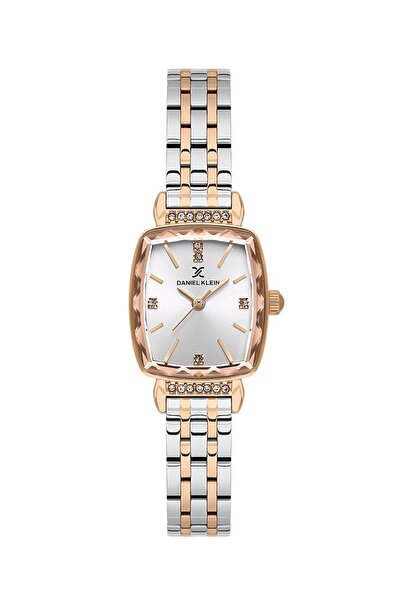 Daniel Klein Rose Silver Color Gift Packaged 22 mm Women's Wristwatch
