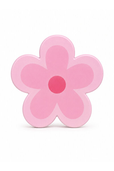 TURUNÇ AKSESUAR Pink Flower Handle - Diameter 6 cm Baby Girl Child Teenager Room Cabinet Drawer Furniture Handle Floral Handles