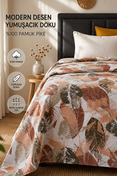 Senpai Punch Double Cotton Four Season Pique Bedspread 200X240 cm |   Autumn ...