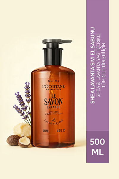 L'Occitane Shea Lavande Sıvı El Sabunu, Shea ve Lavanta Yağı İçeren, Pompalı ...