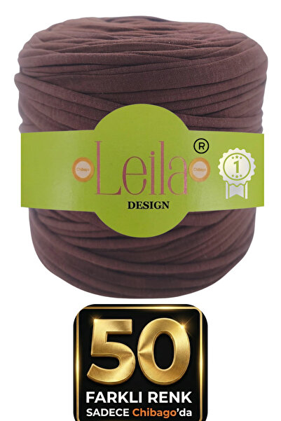 Leila Design acı kahve premium penye ip (600-650gr)