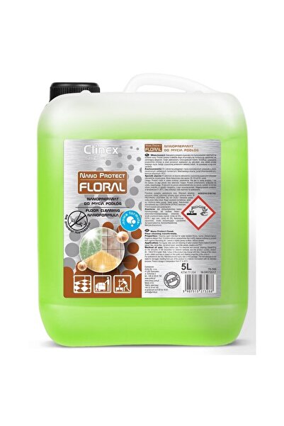 Clinex Detergent lichid pt. curatare pardoseli, cu particule de silicon, 5 li...