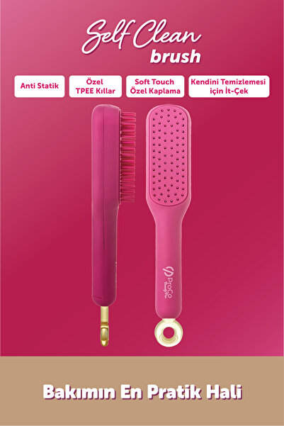 PROCO Perie de păr Beauty Pro - Autocurățare, Atingere moale