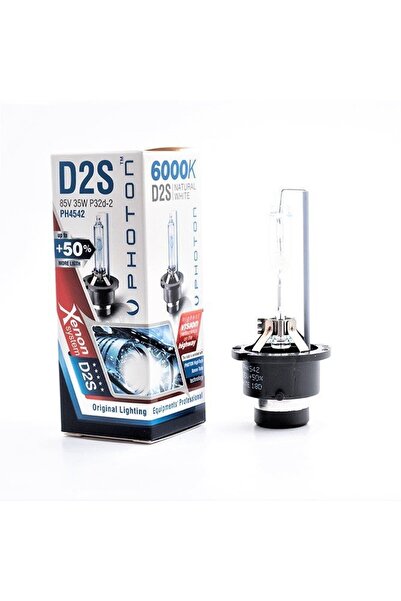 Photon D2S 6000K +%50 Fazla Işık Xenon Ampul