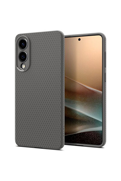 Spigen Husa pentru Samsung Galaxy S25 Edge - Liquid Air - Gri Marmură