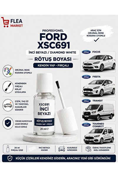 Vividale Taş Izi Çizik Giderici Inci Beyaz Xsc691 Uyumlu Oto Rötüş Boyası 30ml
