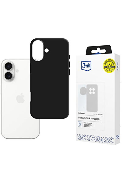 3MK iPhone 17 - Husă Matt Case Pro - Negru