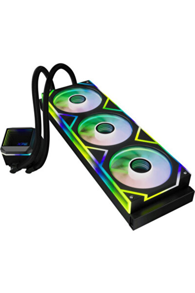 XPG LEVANTE II 360 RGB LED 3 x 120 mm Negru
