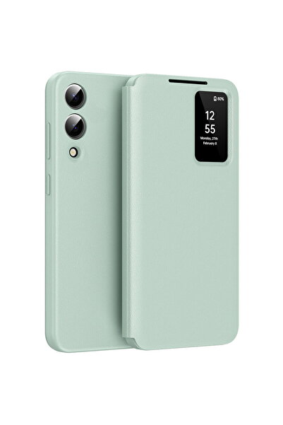 Techsuit Husa pentru Samsung Galaxy S25 Edge - SmartView Series - Green