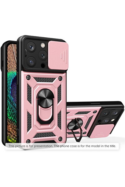 Techsuit Husa pentru Motorola Moto G05 / E15 - CamShield Series - Rose Gold