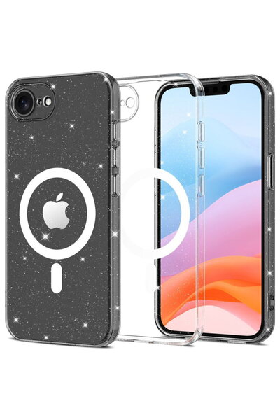 Tech-Protect HusДѓ FlexAir MagSafe pentru iPhone 16E, finisaj glitter, compat...