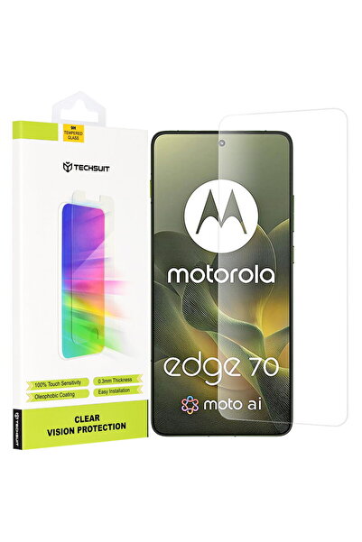 Techsuit Folie pentru Motorola Edge 70 - Clear Vision Glass - Transparentă
