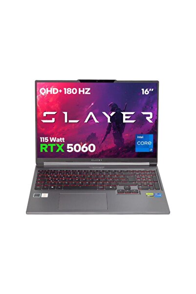 Game Garaj Slayer X7T-5060 C2 Intel Core i7 14650HX 32GB RAM 1TB SSD RTX5060 16