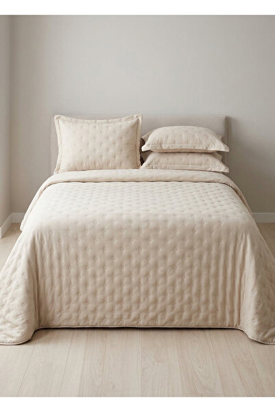 Generic Brand Quilted Plain Single Multi-Purpose Cover (Pike) Beige - 160X220...