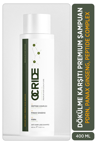 OCRIDE Pdrn & Peptide Shampoo 400 ml |   Hair Loss Prevention Care, Anti-Dand...