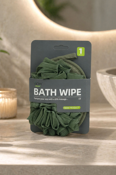 Vichy Bath Washcloth Sponge Body Scrubber Foam Enhancer Shower Washcloth Body...