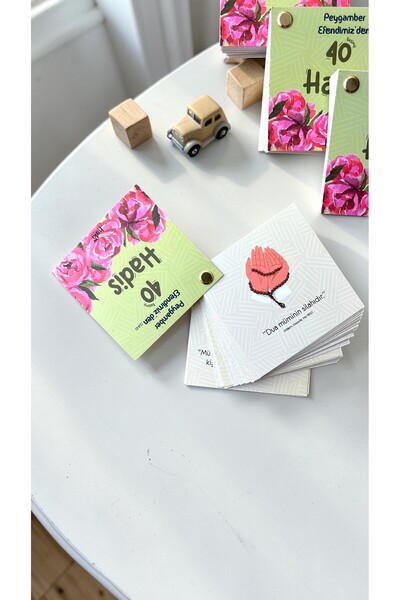 HAKİ STORE 40 Illustrated Hadith Cards Special for Children