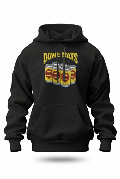 buzagi tasarım ürünleri Dune Rats Digital Print Hooded Unisex Sweatshirt
